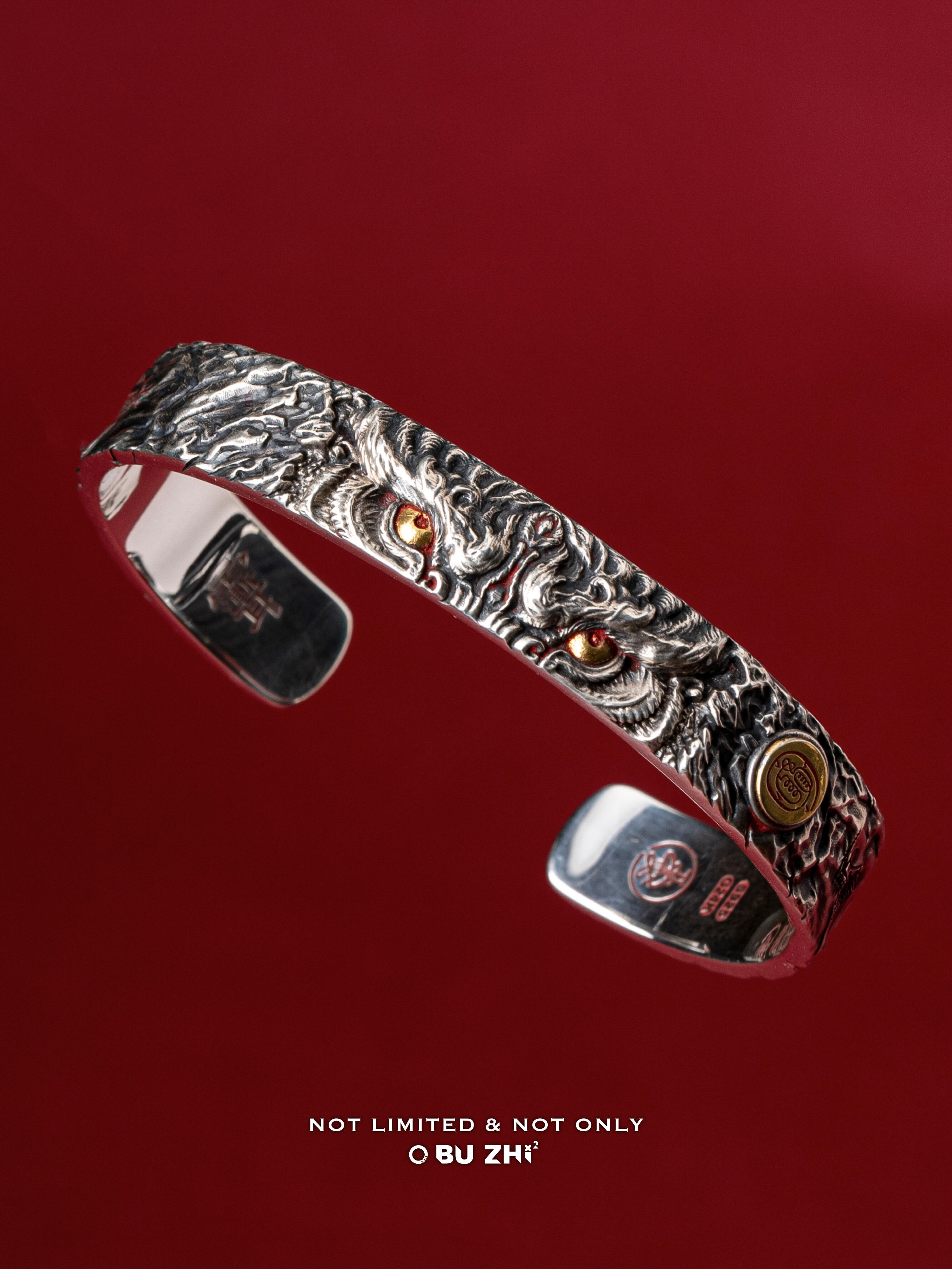 Black Tiger (Buddhist Guardian) Bangle